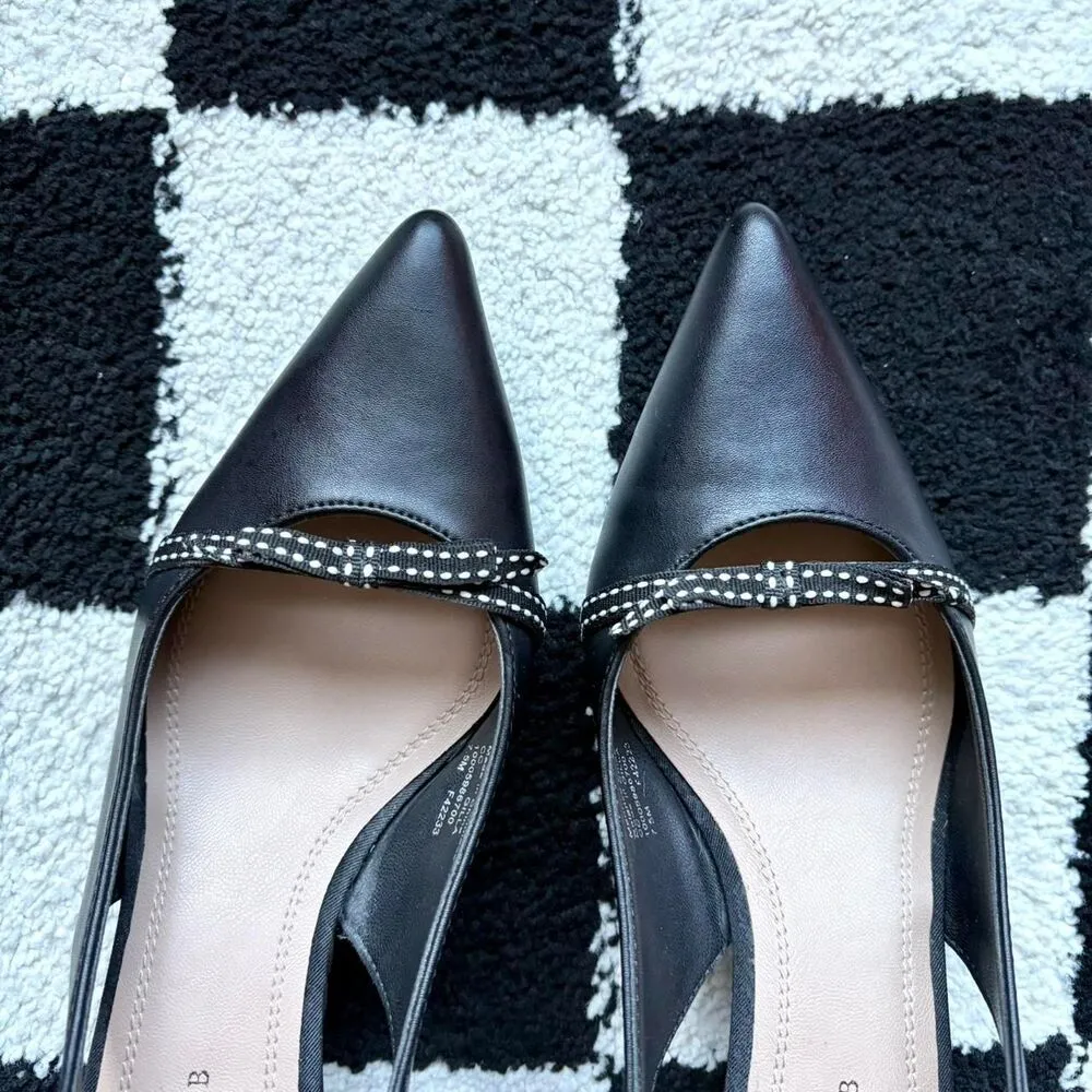 Charter Club Gilla Bow Kitten Heels 7.5 - Image 2