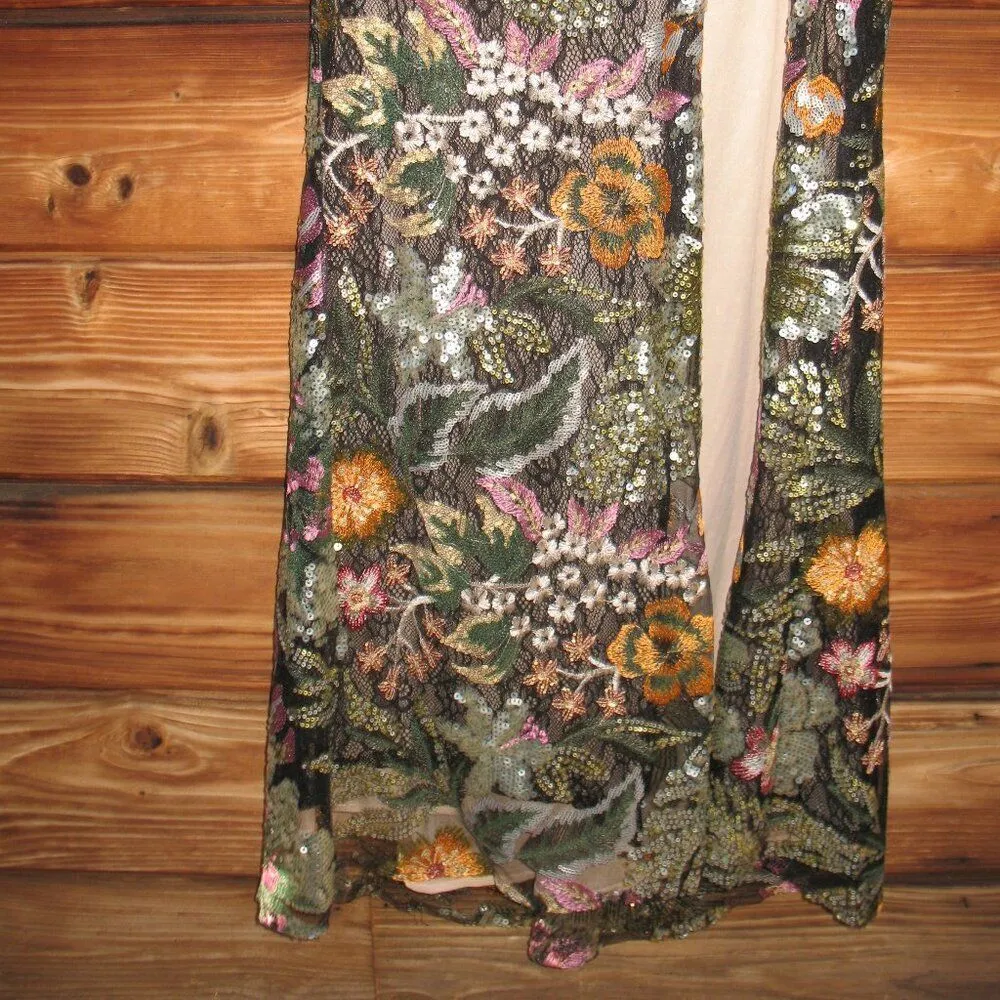 Mac Duggal 49574 Embellished Floral One Shoulder Gown Dress - Image 10