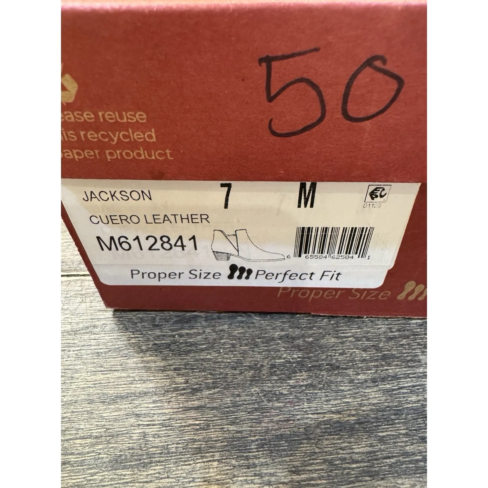 Munro Jackson Bootie in‎ Cuero Leather Brown Size 7 Classic Side Zip - Image 7