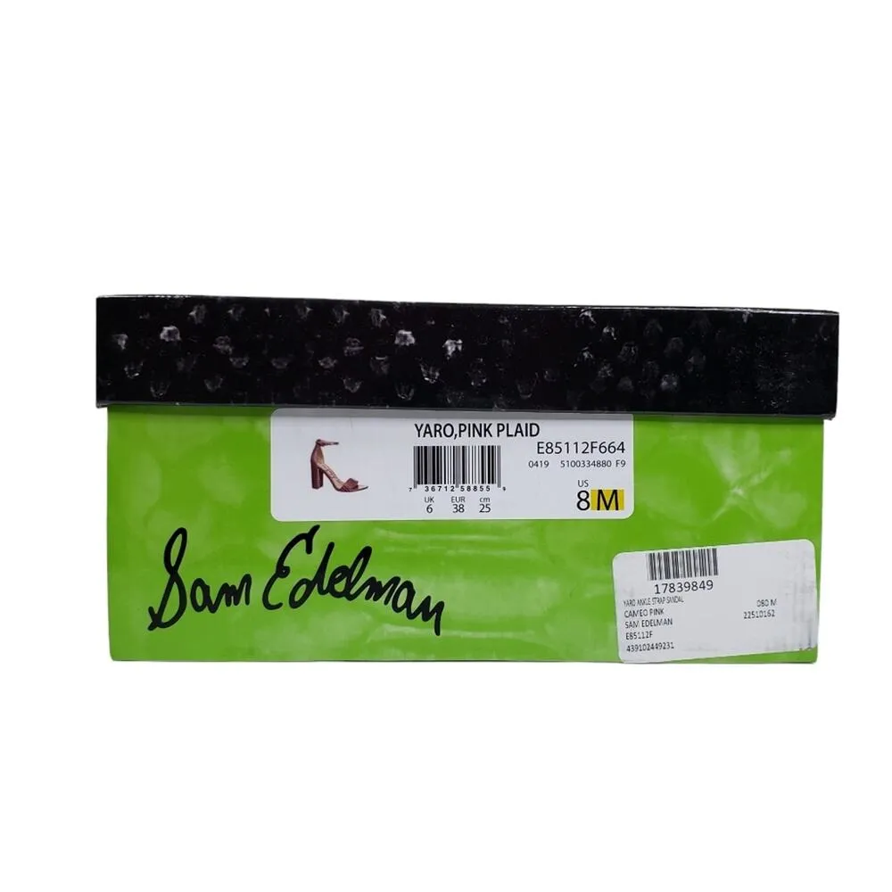 Sam Edelman Womens 8 Yaro Ankle Strap Sandal in Cameo Pink NEW - Image 12