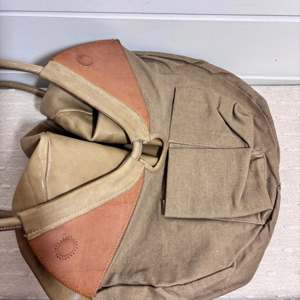 Diesel Vintage 100%‎ Leather Spare Parts Circle Brown Shoulder Bag - Image 13