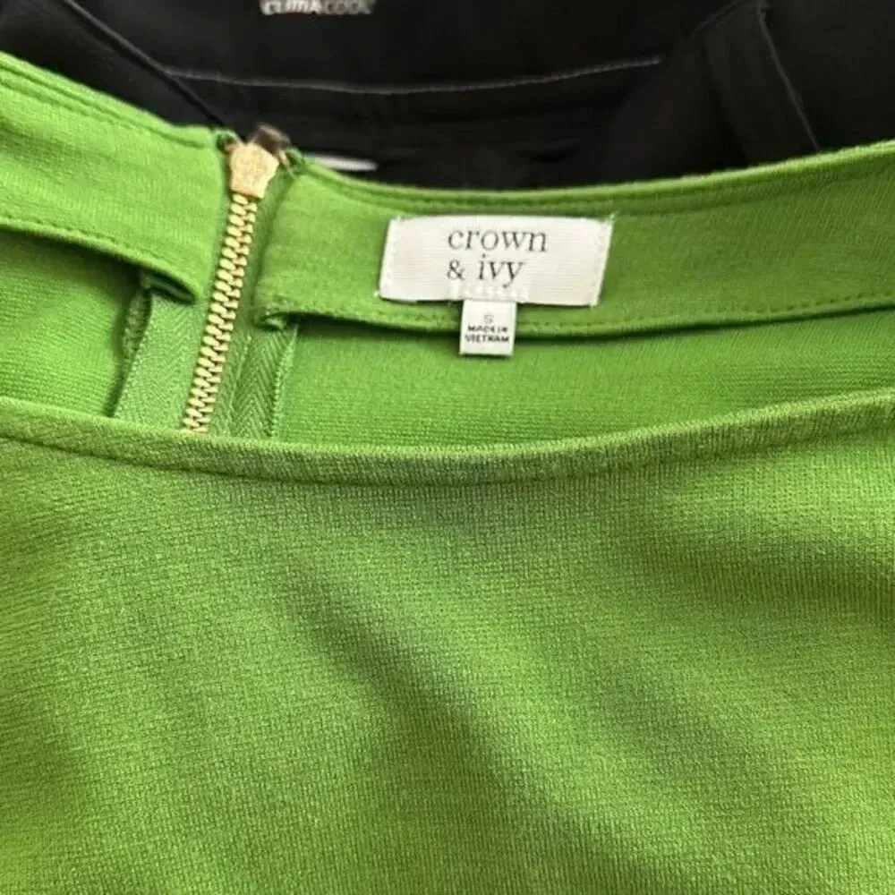 CROWN & Ivy Trumpet‎ Sleeves Shirt Size Small - Image 3