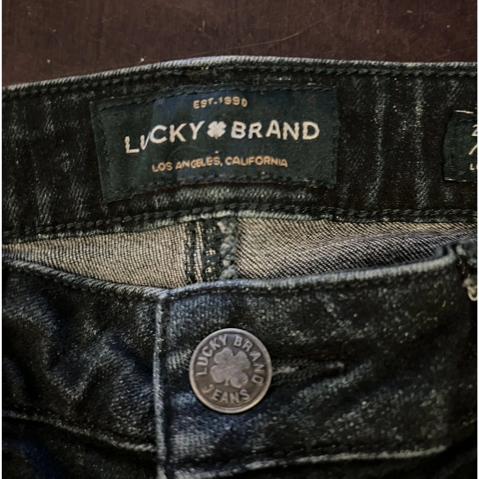 Lucky Brand Lolita Skinny Jeans Womens 2 26 Long Blue Dark Wash Stretch Denim - Image 8