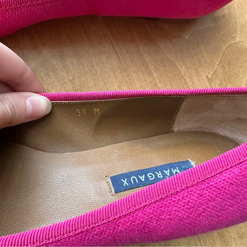 Margaux The Pointe Bow Ballet Flats, Hot Pink, Size 8 Pink - Image 4