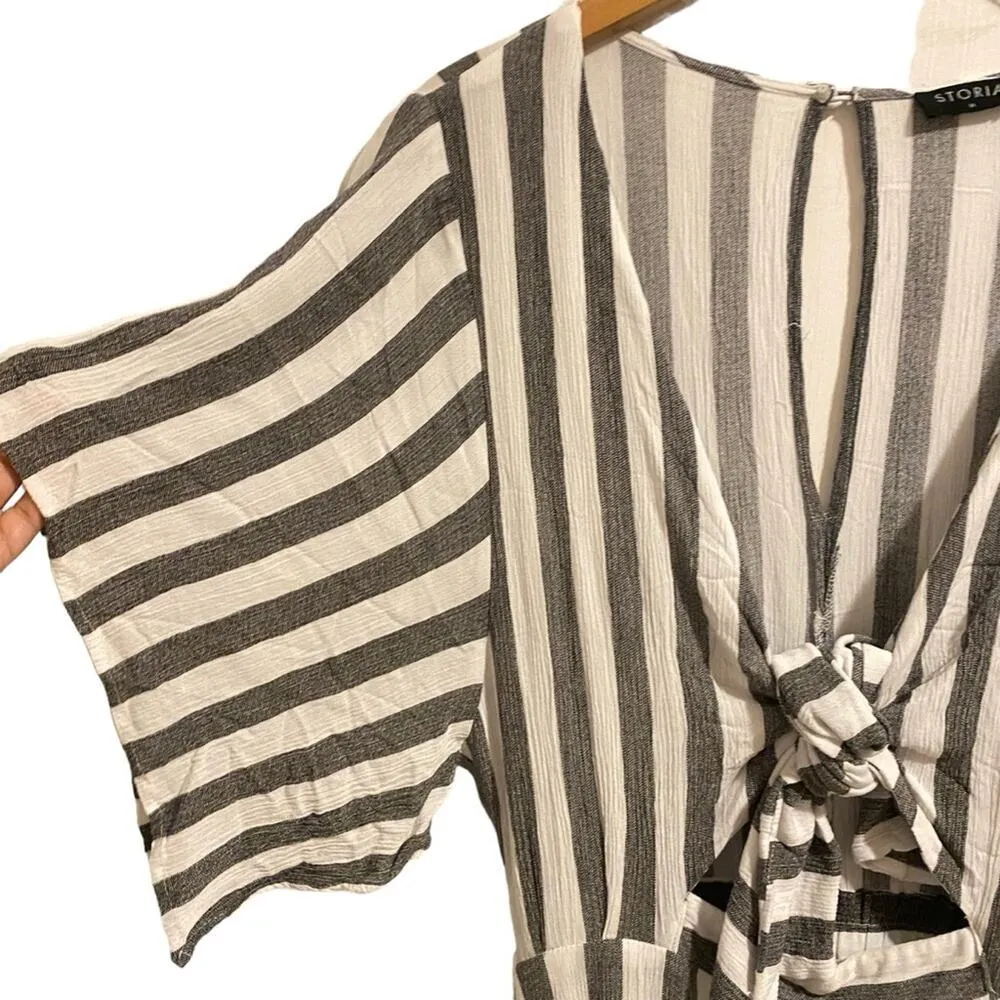 Vici Storia Rayon Striped Maxi Flowy Dress Women’s size Small Summer Boho - Image 5