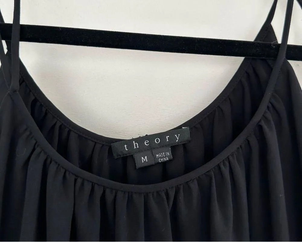 Theory Women’s Medium Black Larianna Intellect Romper - Image 6