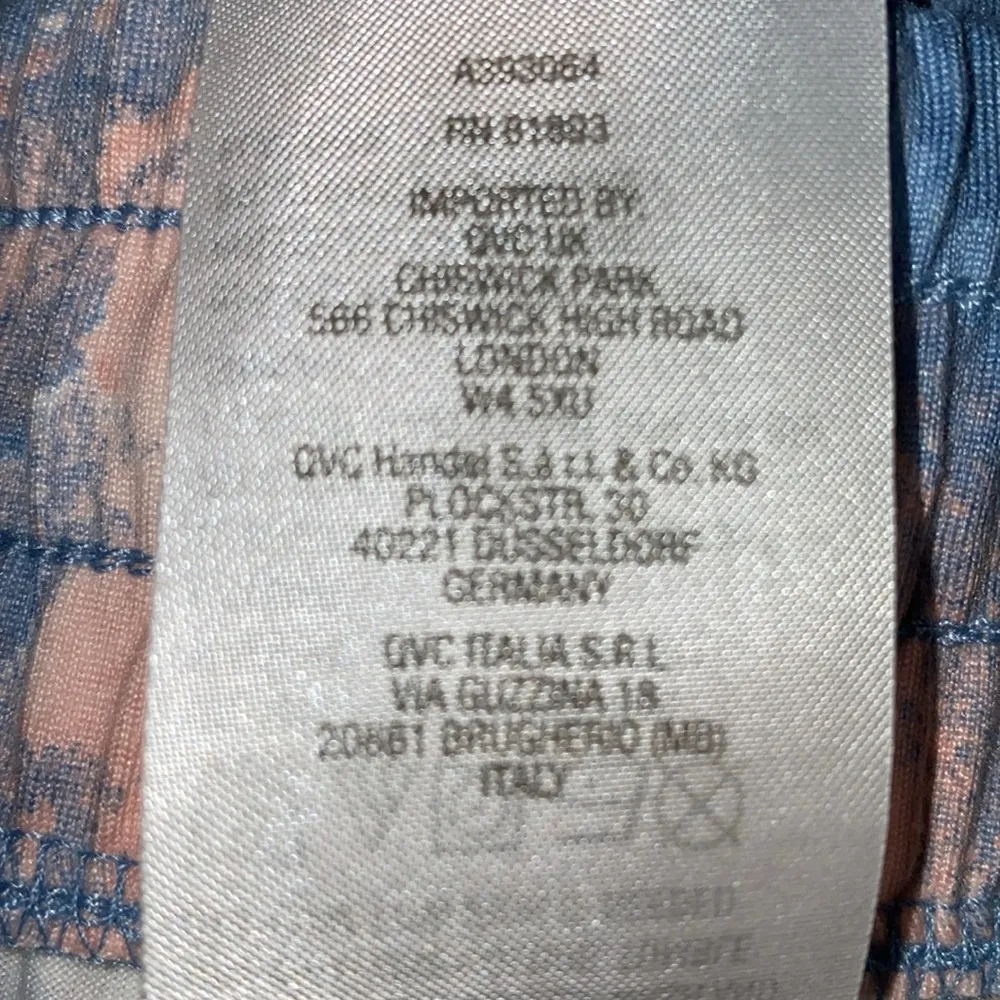 ANY BODY joggers lightweight elastic waistband drawstring pink blue NEW size M Size M - Image 8