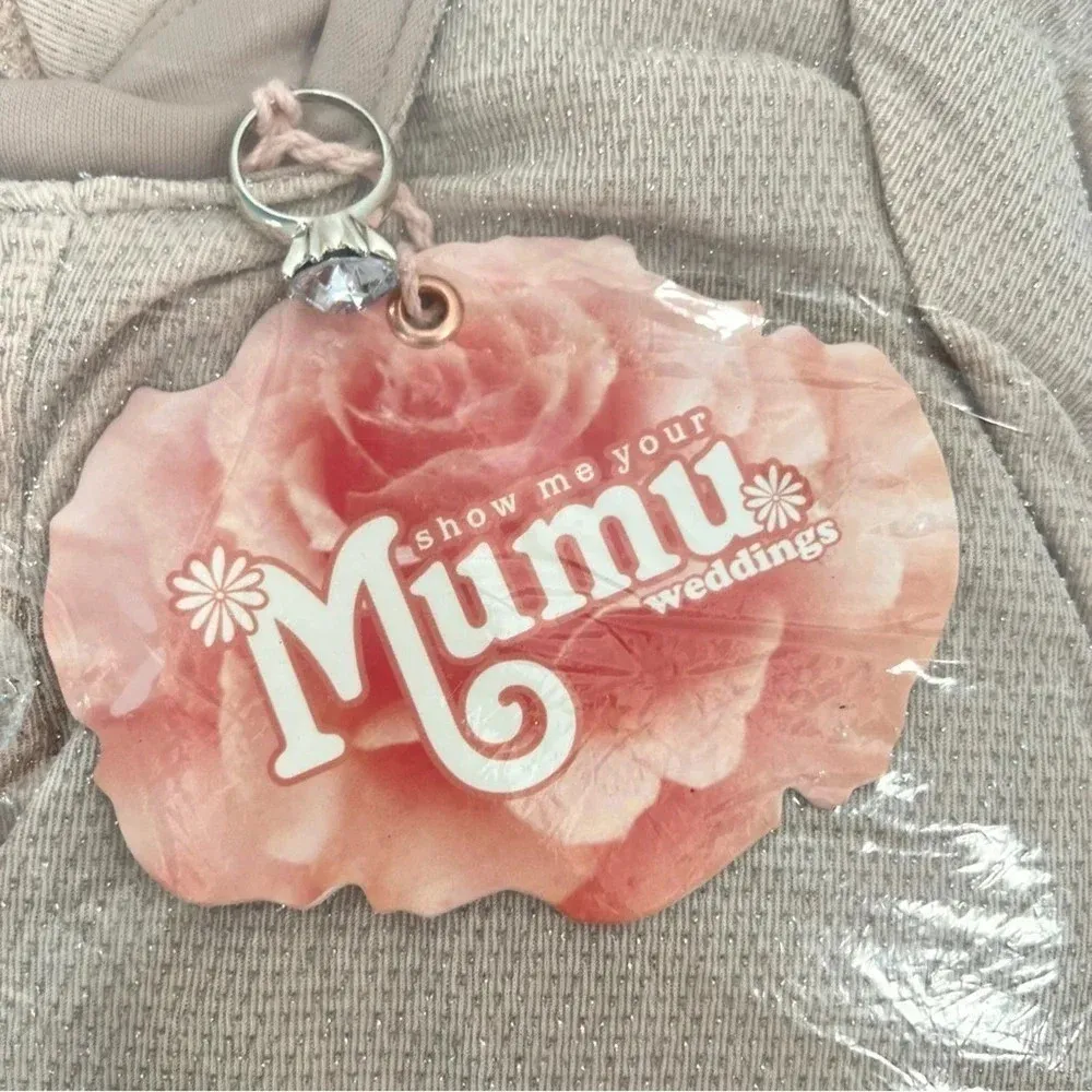 Show Me Your Mumu Renee Ruffle Maxi Dress in Dancing Queen Shine Blush Size 1X - Image 5