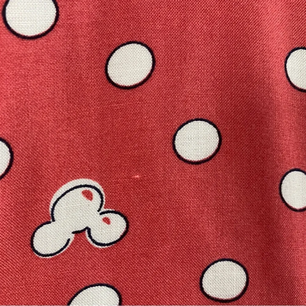 Disney’s Minnie Rocks The Dots LC Lauren Conrad Collard Blouse Top Pink Size XS - Image 8