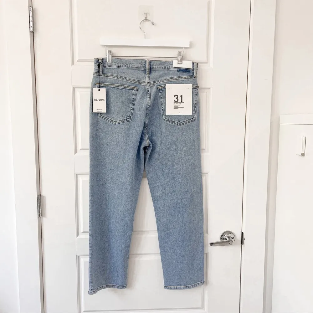 NEW RE/DONE 70s High-Rise Stove Pipe Jeans NAF - Image 8