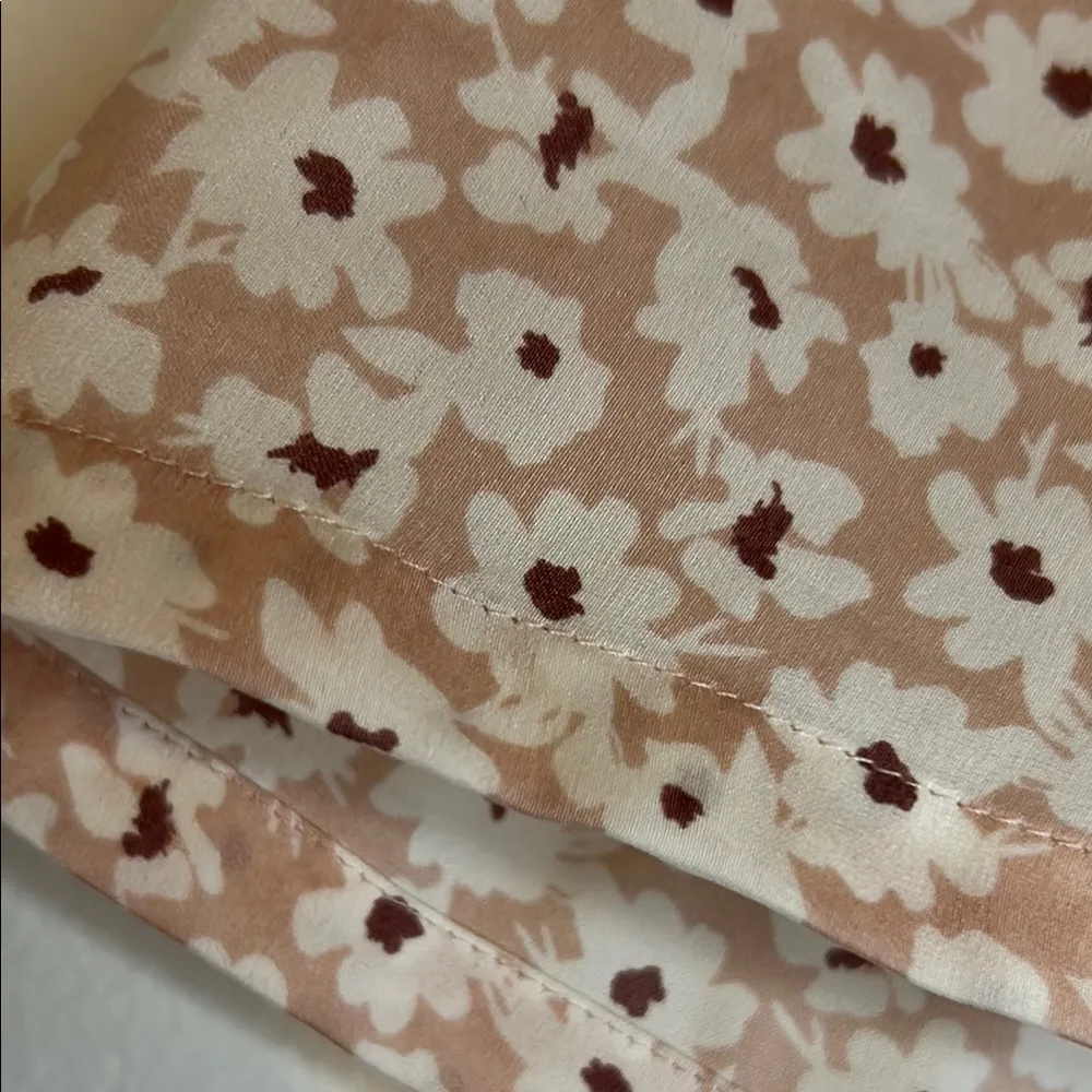 Barefoot Dreams Ditsy Rose Button Down Pajama Top - Image 5