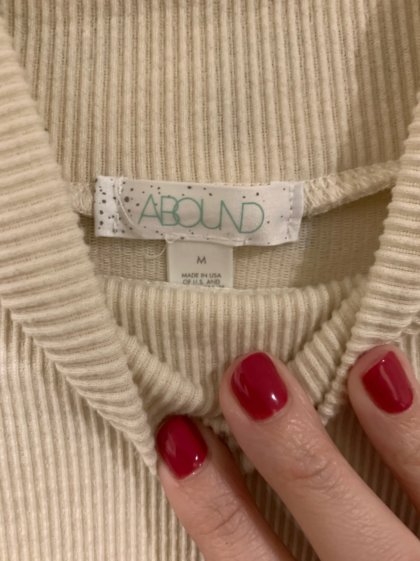 Abound White Oversized Turtleneck - Image 2