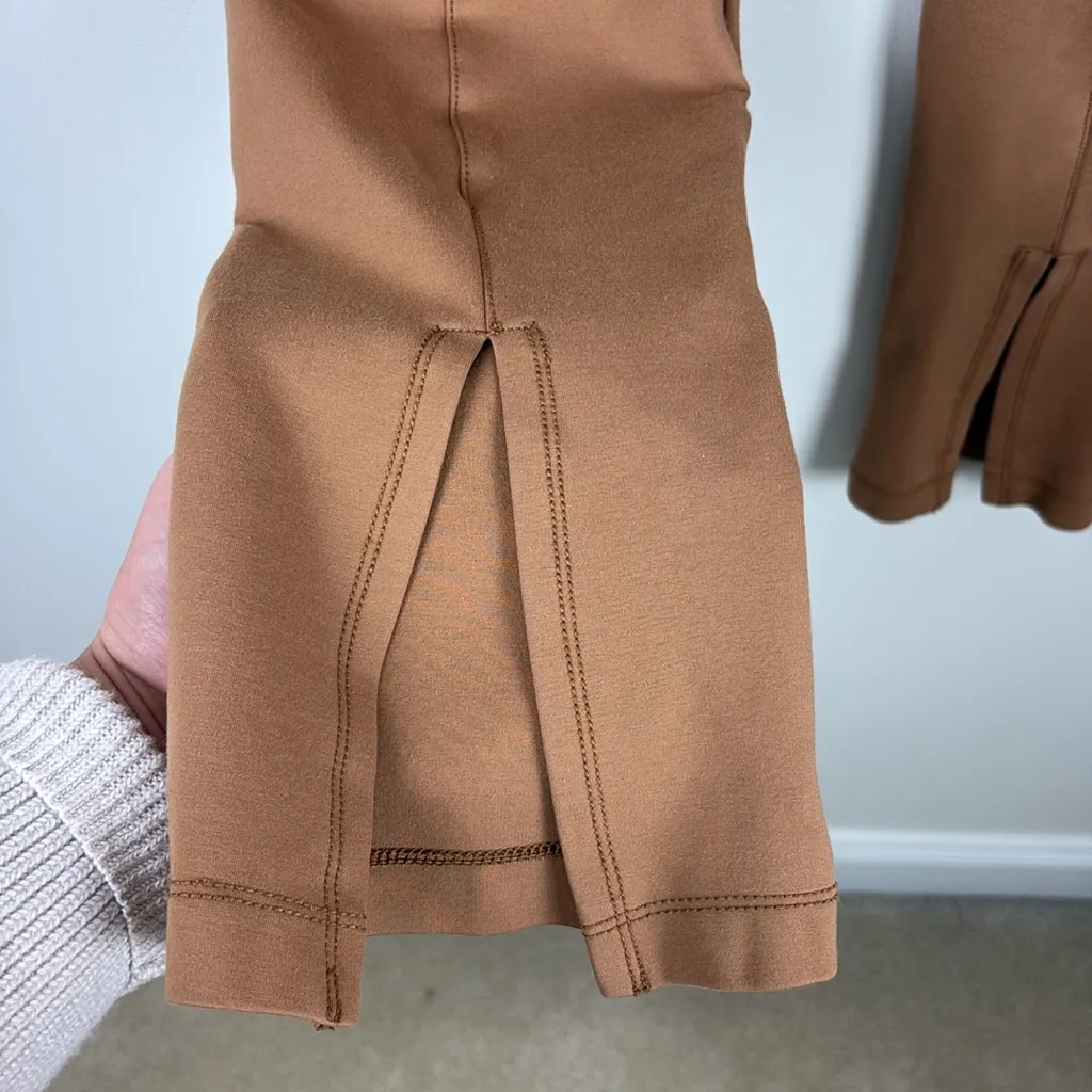 Maeve Anthropologie Pull On Trouser Pants Camel Khaki Womens Size Small Ponte - Image 6