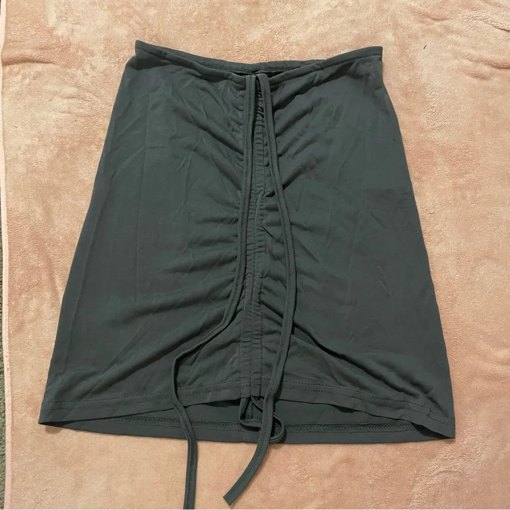 Edikted NWT  Frankie Drawstring Mini Skirt | Size: XS - Image 2