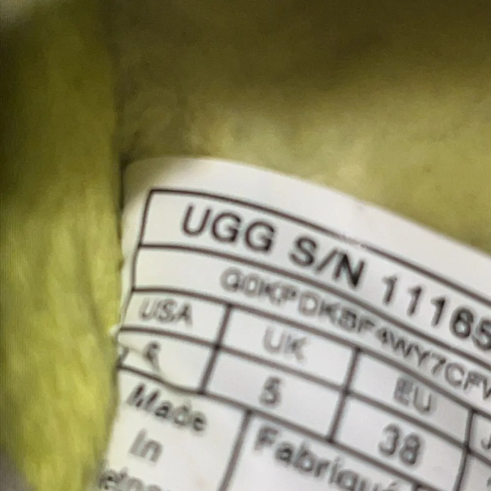 UGG  Colorful Fuzzy Slippers Size 8 - Image 6