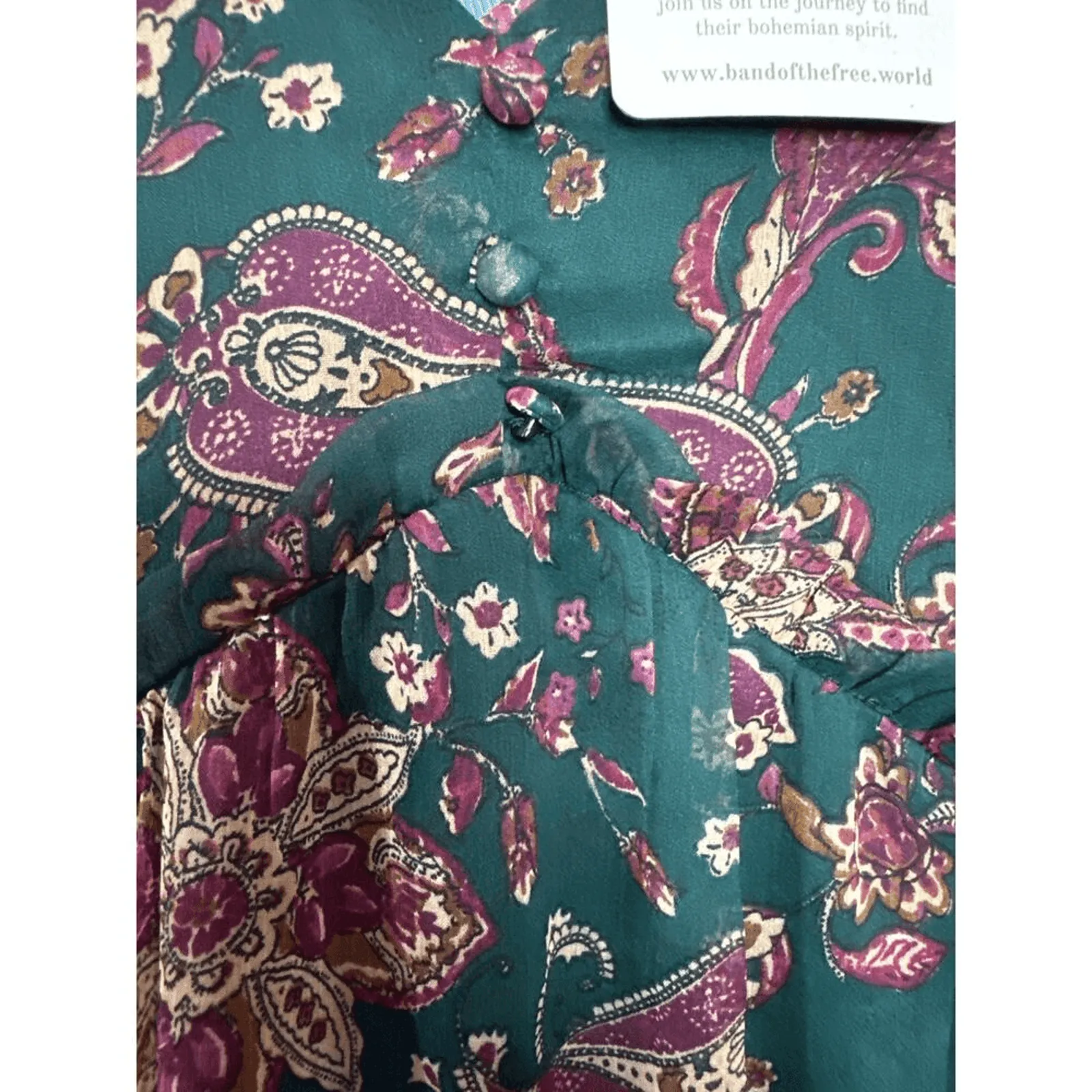 Band of Gypsies We The Free Wrap Dress Size Medium - Image 9