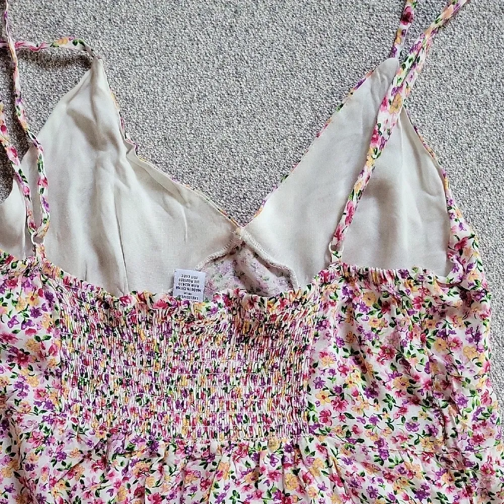 Just Polly Floral Spaghetti Strap Dress Size XL - Image 6