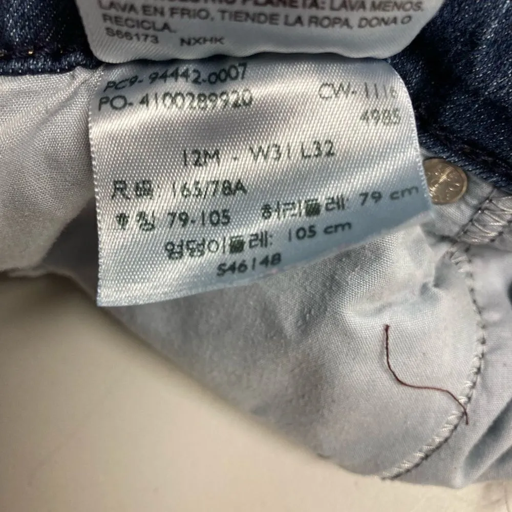 LEVI STRAUSS, Signature Women’s Jeans, Tag says 12M, but length measures 28 - Image 5