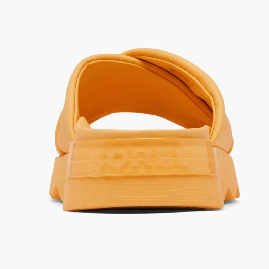 NEW SOREL Viibe Slide Sandal (Women) 9.5M, YELLOW RAY/ GUM 17 - Image 6