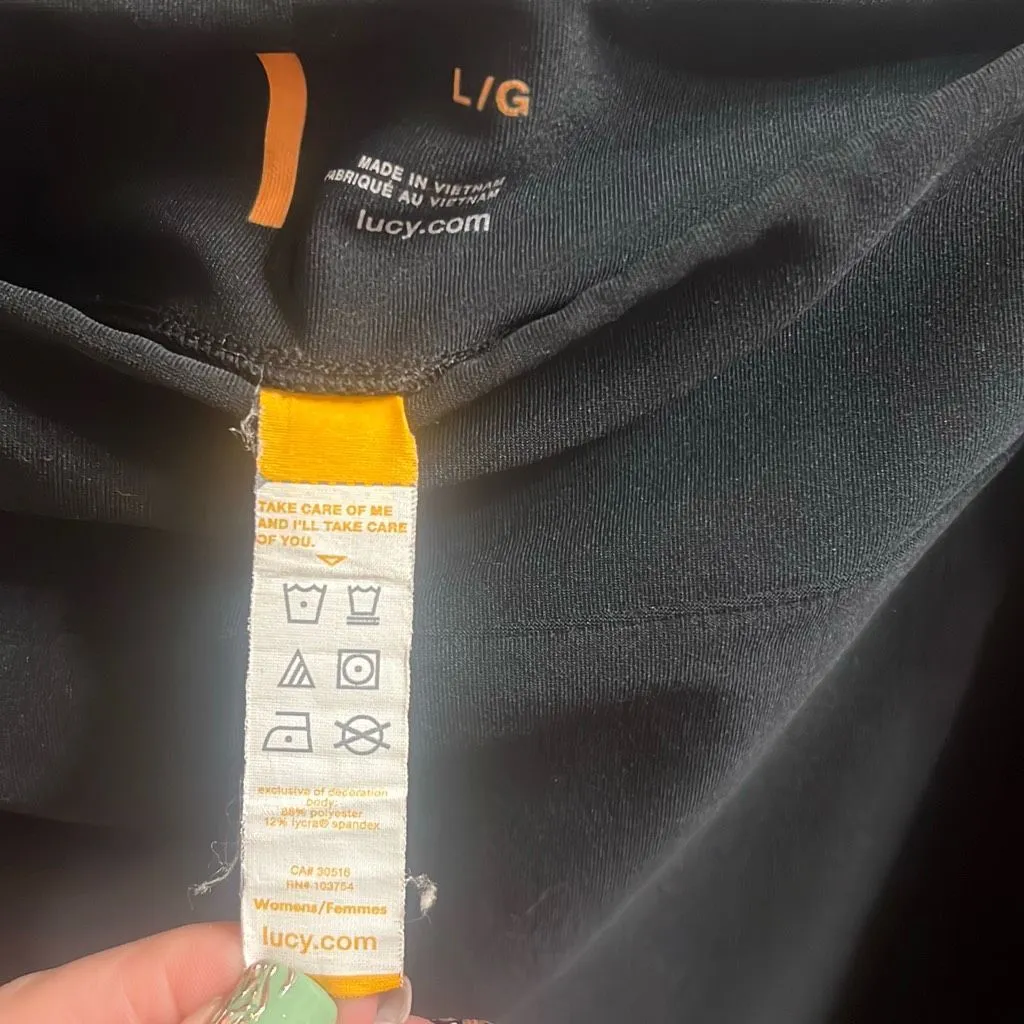 ✨Lucy Vital Collection Black Performance Activewear Sz Large Mini Skirt✨ - Image 5