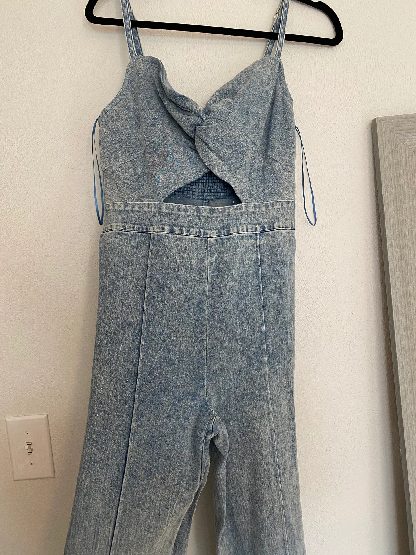 These Three Boutique Denim Jumpsuit - Image 3