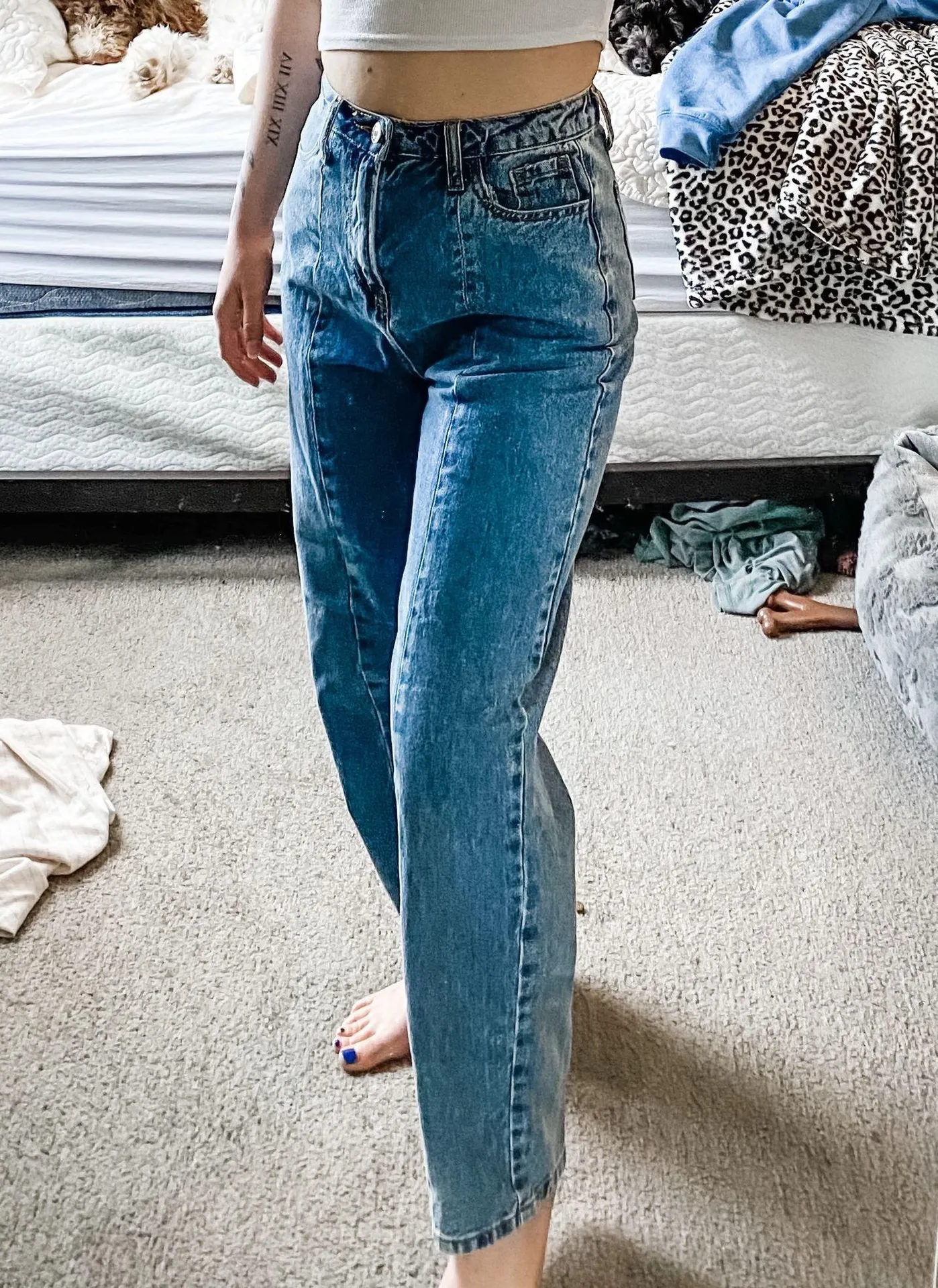 Forever 21 Front Seam Jeans - Image 3