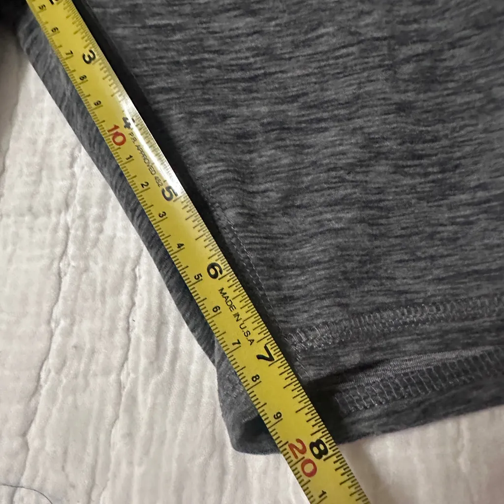 Maurices Super High Rise 8” Crossover Bermuda Luxe Bike Shorts; gray; size Large - Image 6