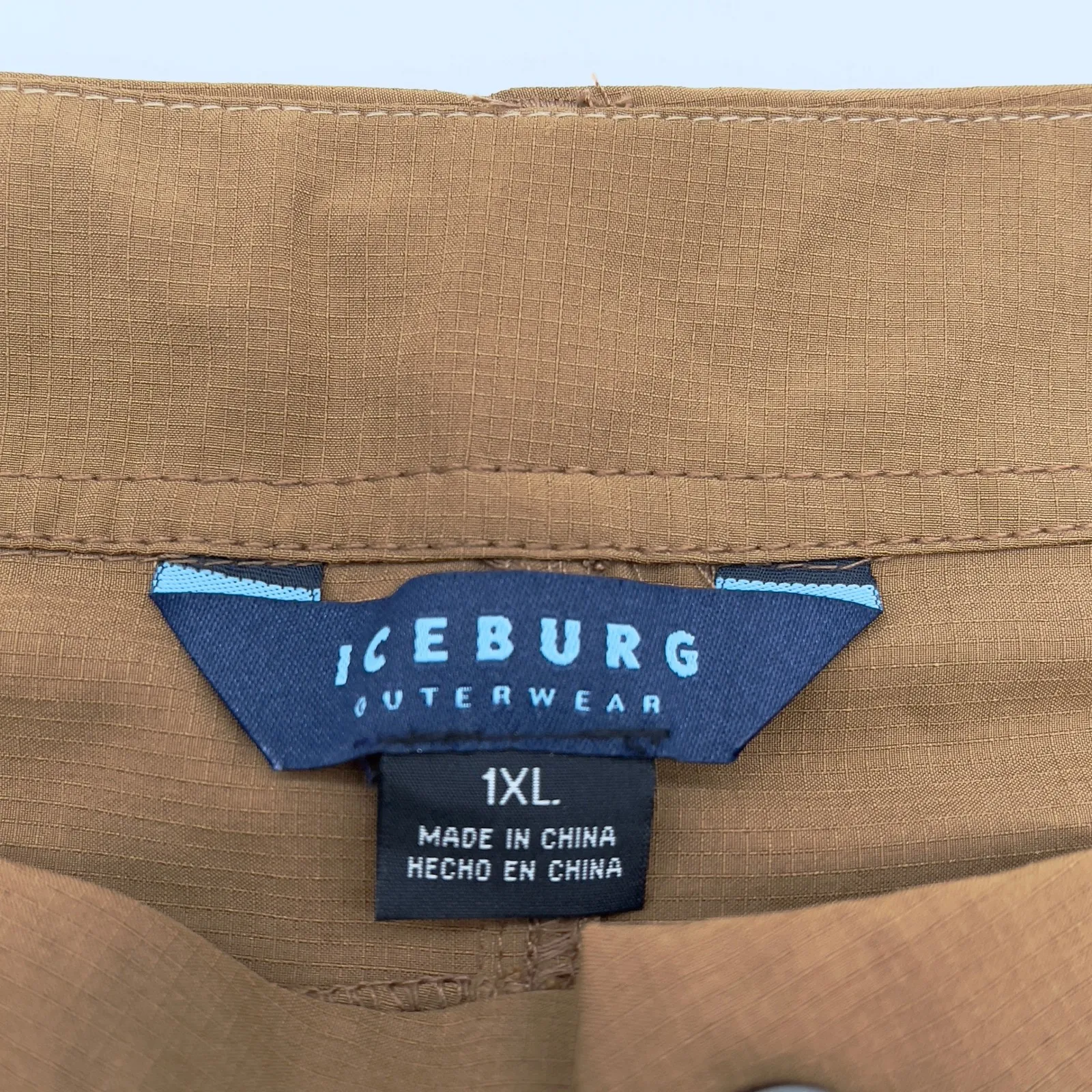 Iceburg Womens Pants 1X Outdoor Quick Dry Cargo Copper Hiking Gorpcore Utility Tan - Image 7