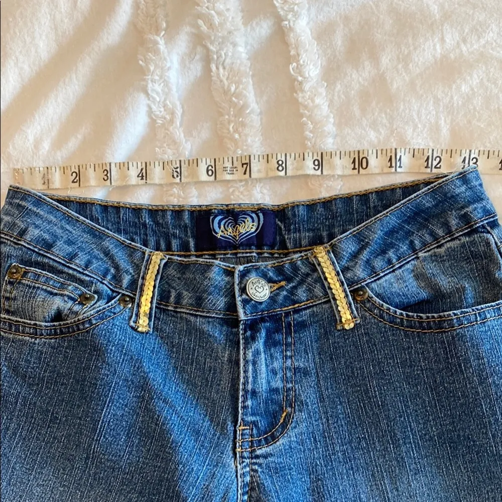 Embellished Blue Jeans with Gold Accents Size 2 - Image 10