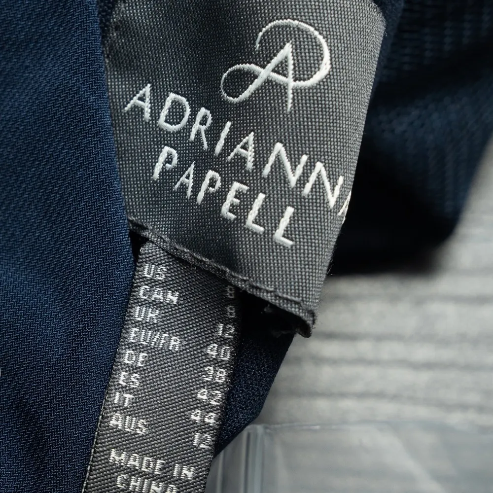 Adrianna Papell | Sleeveless Jersey Gown With Embellished Lace Cowl Back - Image 5