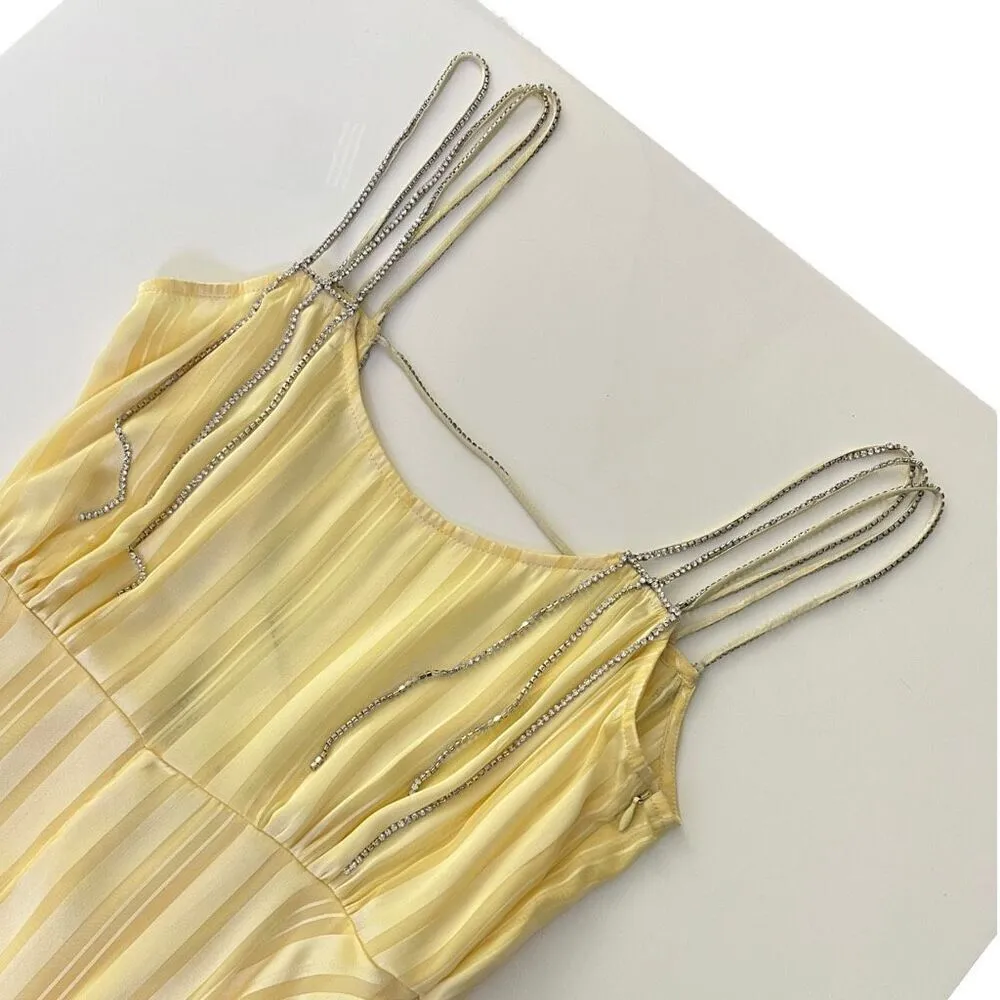 LoveShackFancy Darralis‎ Dress in Soft Yellow - Image 5