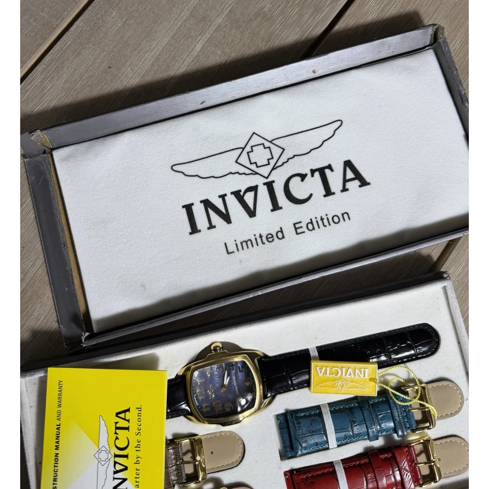Invicta 6406 Men Limited Edition Watch Set Stainless Steel Flame Fushion Crystal - Image 14