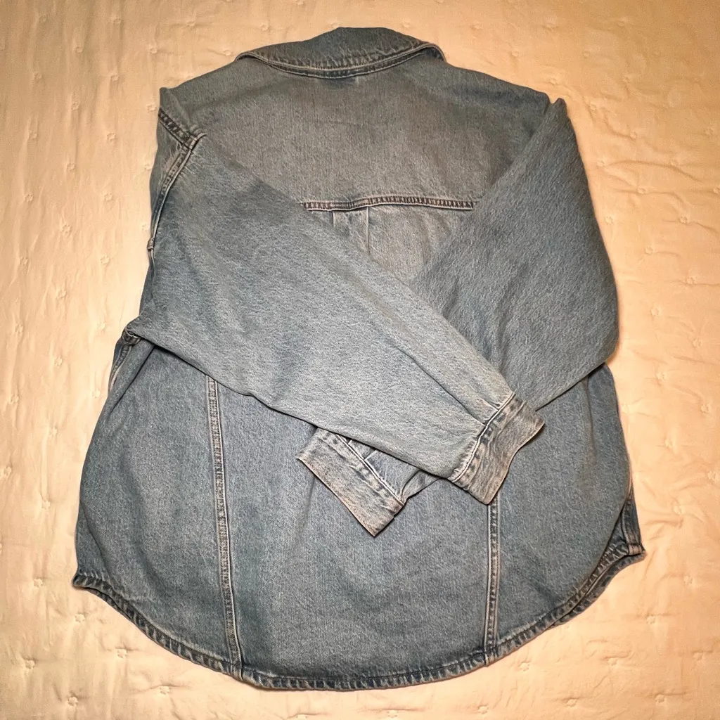 Levi's TRUCKER SHACKET Light Blue - Image 6