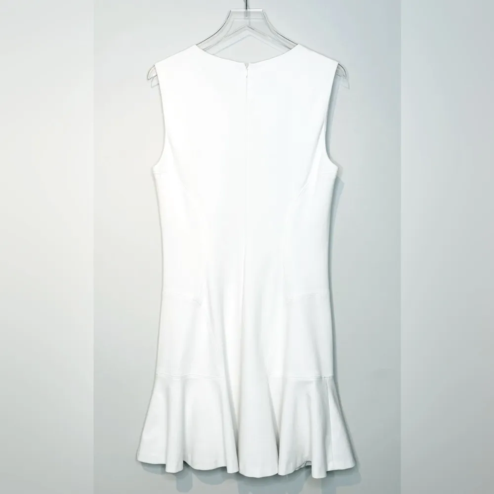 Diane Von Furstenberg White Sleeveless Dress - Image 4