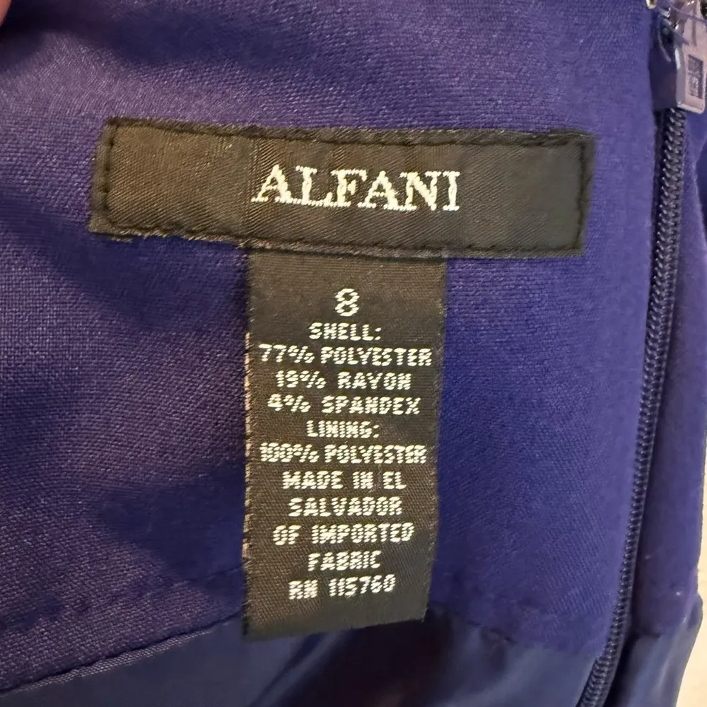 Alfani Blue Pencil Skirt Women’s Size 8 Workwear Professional Business Office - Image 6