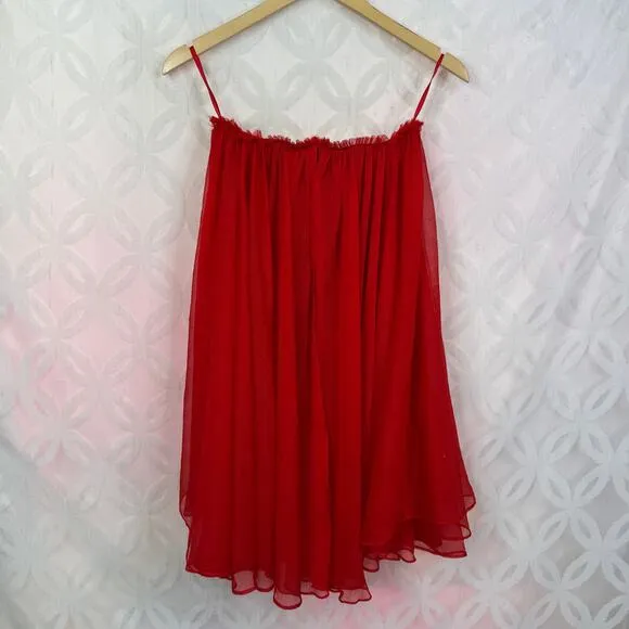 Blaque Label Red Chiffon Sweetheart Mini Dress Size XS‎ NWT - Image 3