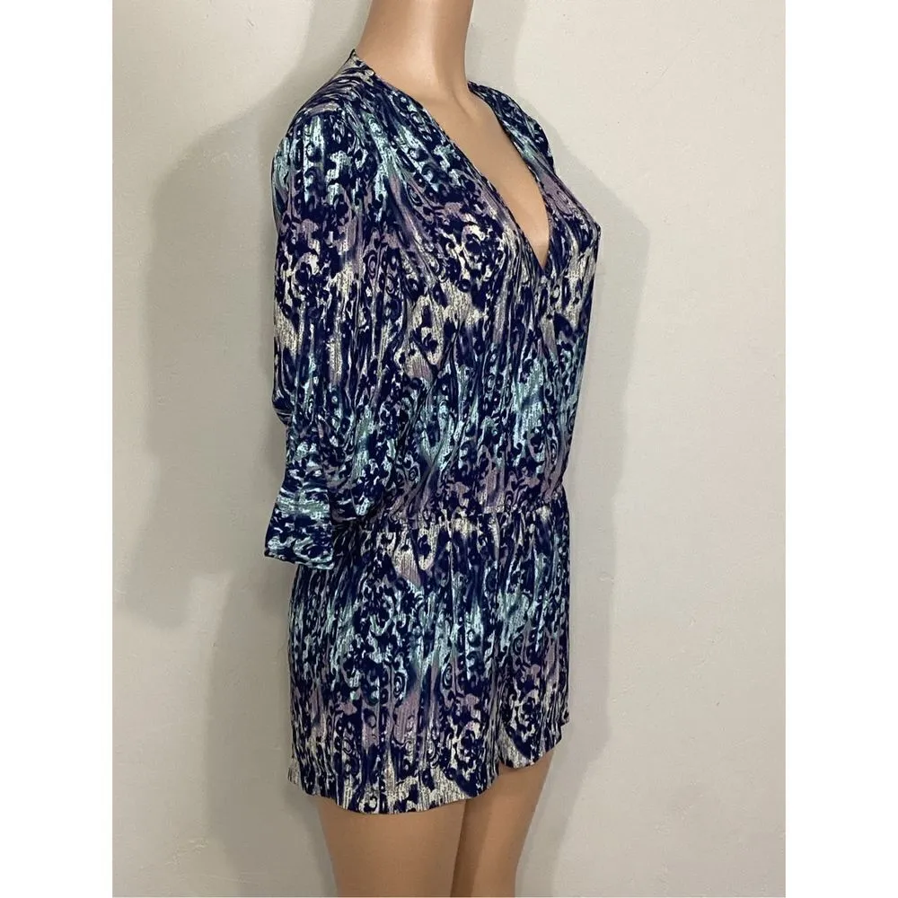 New. BGBGmaxzaria blue romper. Retails $228. Medium - Image 7