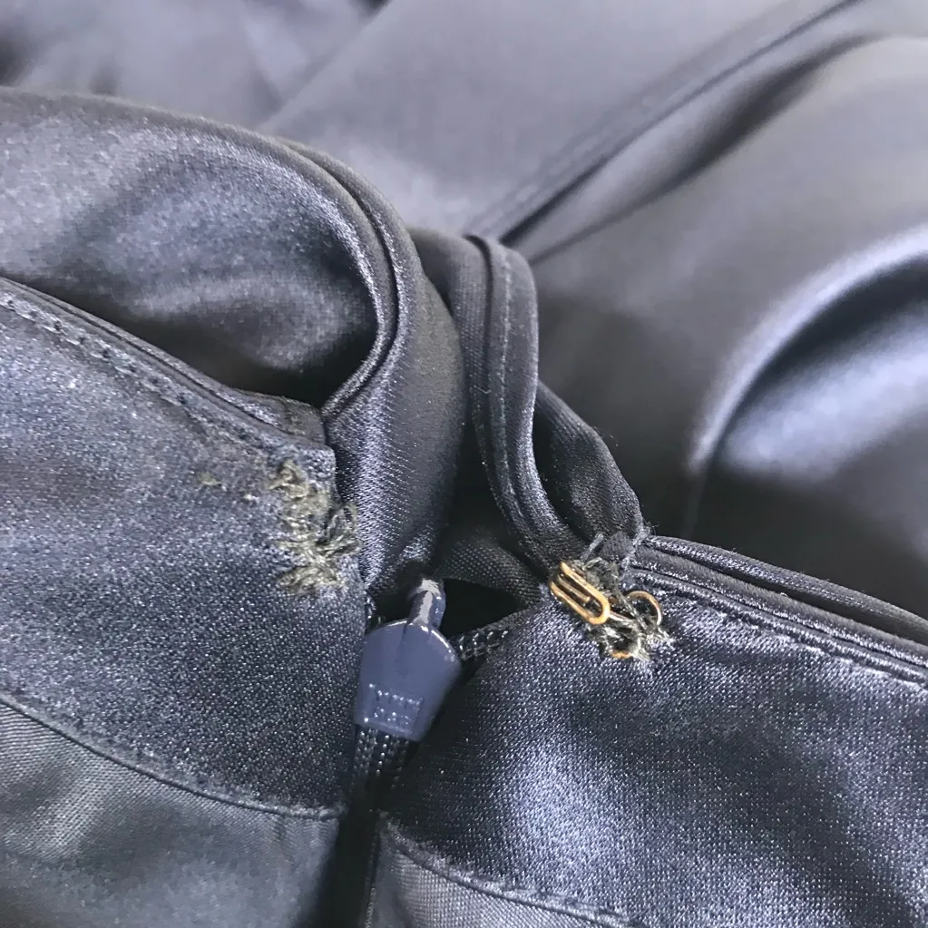 BILL LEVKOFF 1810 Navy Blue Long Evening Gown Bridesmaid Dress Formal Size 12 - Image 13