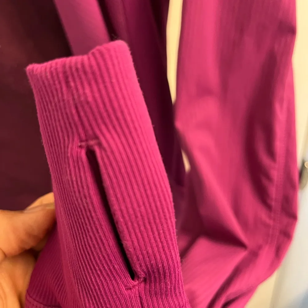 Lululemon Magenta Hooded Zip up Jacket - Image 4