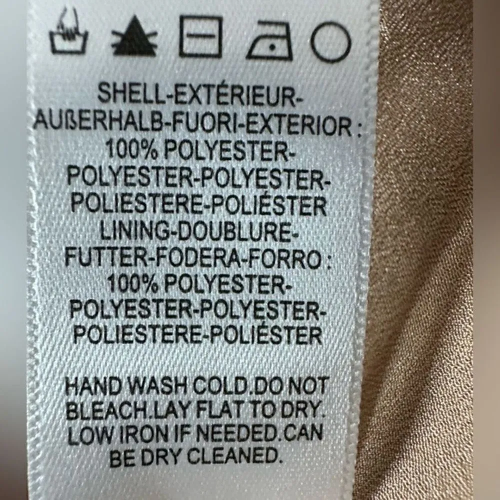 Anthropologie‎ Dress The Population Ines Embroidered Lace Flounce Dress Sz S NEW - Image 9