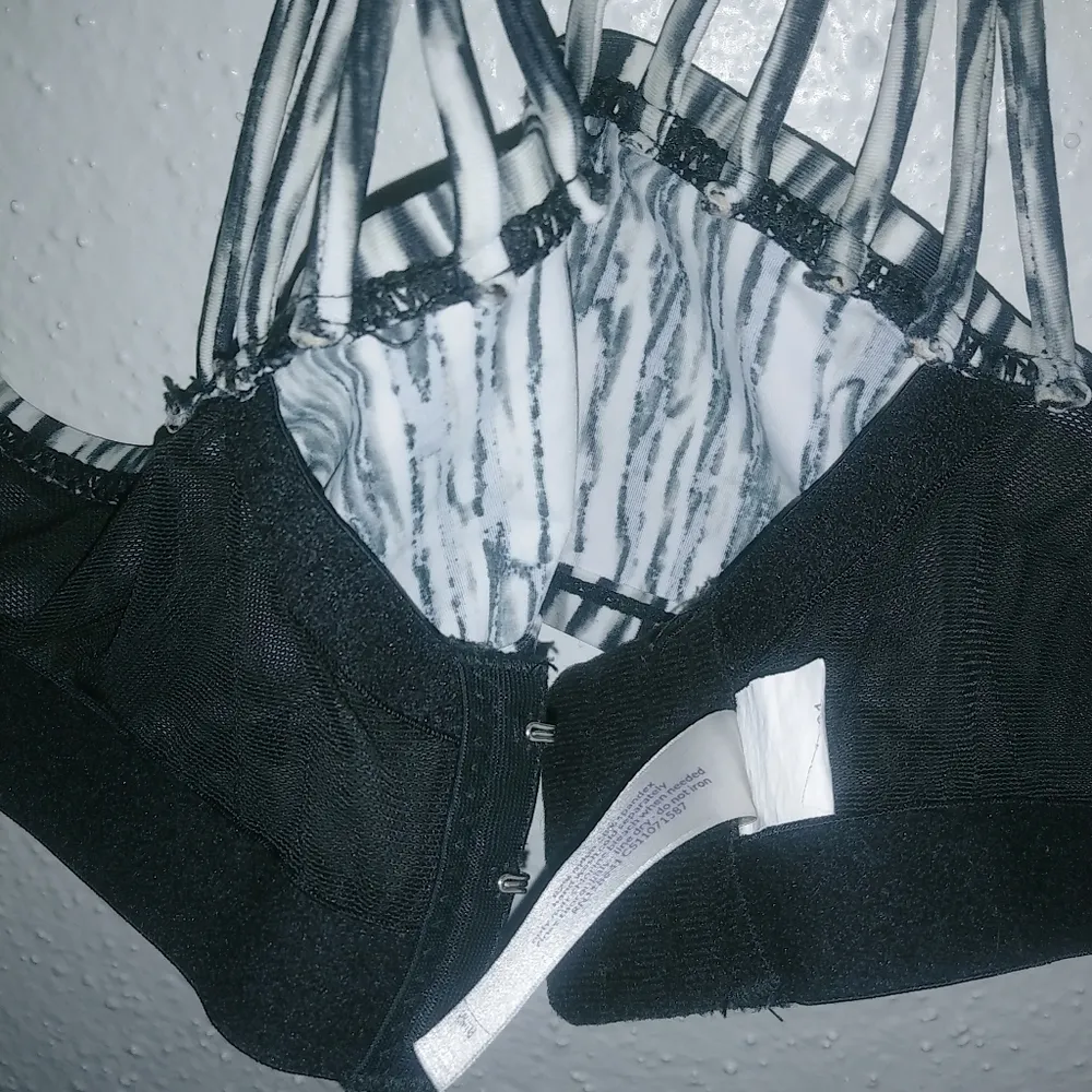 Cacique Swim 42C Underwire Macreme Racerback Swim Dance Bra Top - Image 3