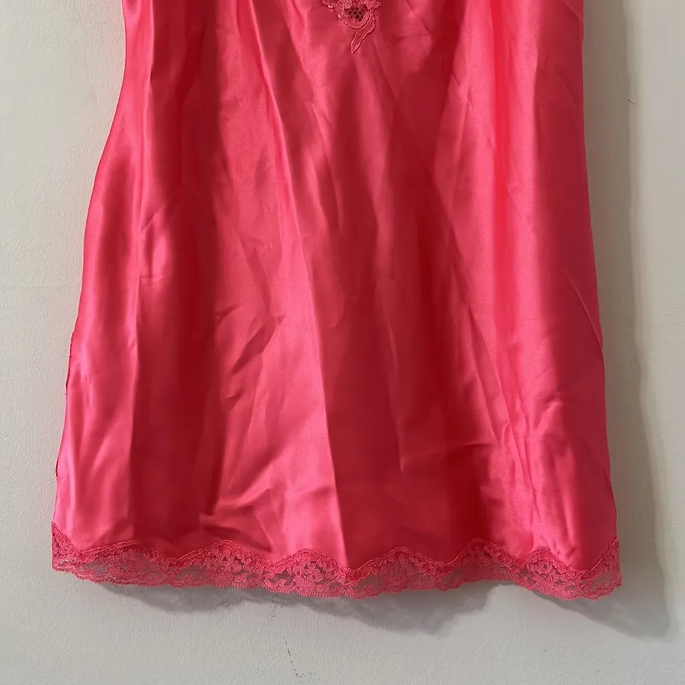 Victoria’s Secret Pink Lace Tie Back Adjustable Straps Camisole Tank Top Medium - Image 3