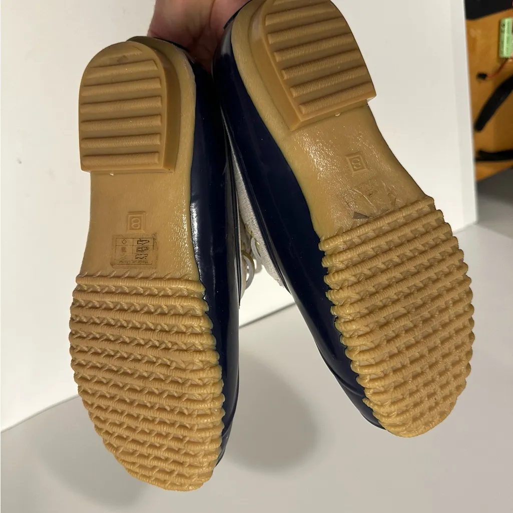 Jack Rogers Women’s Chloe Duck Boot - Leather/Rubber Fleece Lining Boot Size 8.0 - Image 8