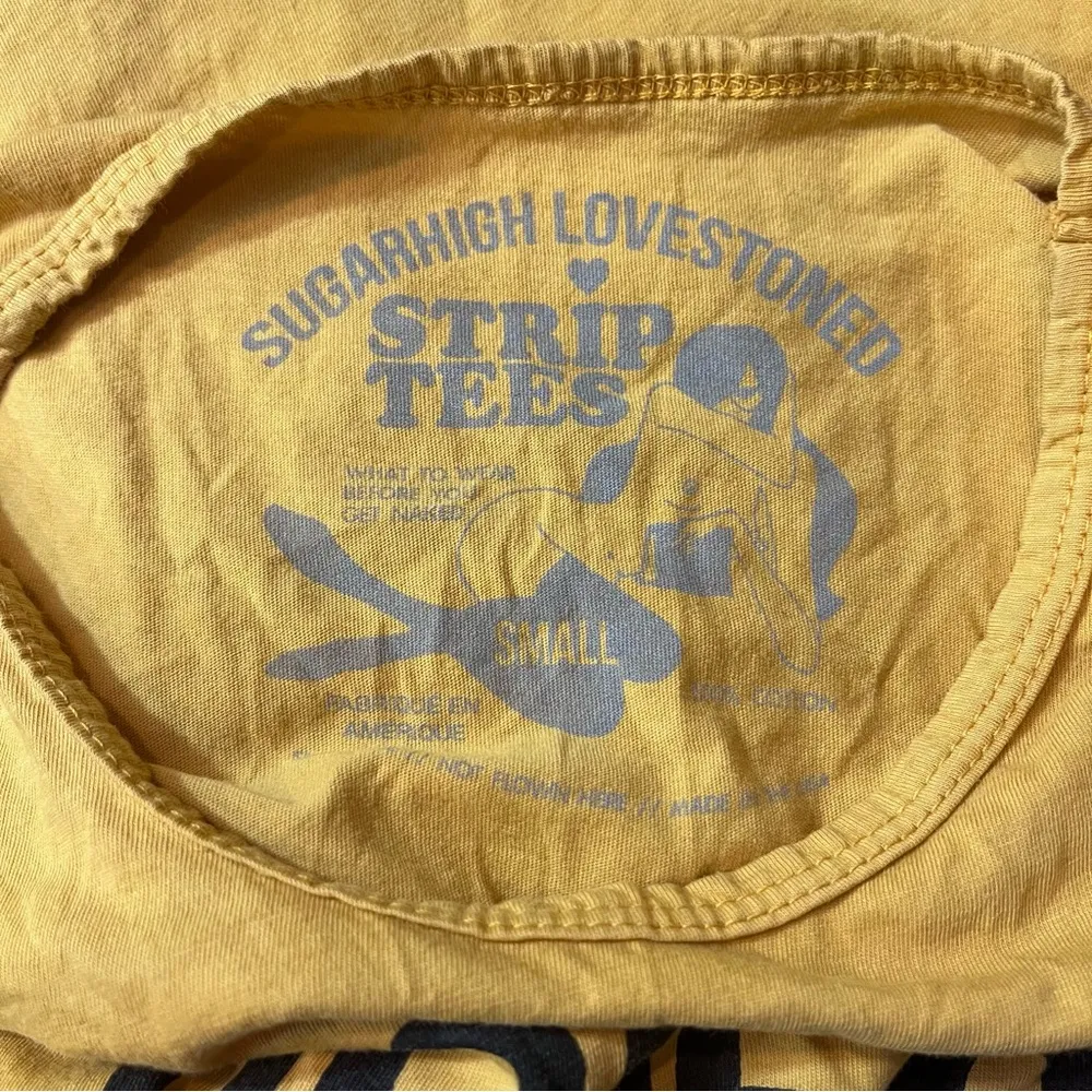 Rare Sugarhigh Lovestoned Size Small Marigold Yellow Aries Graphic Print T - Image 9