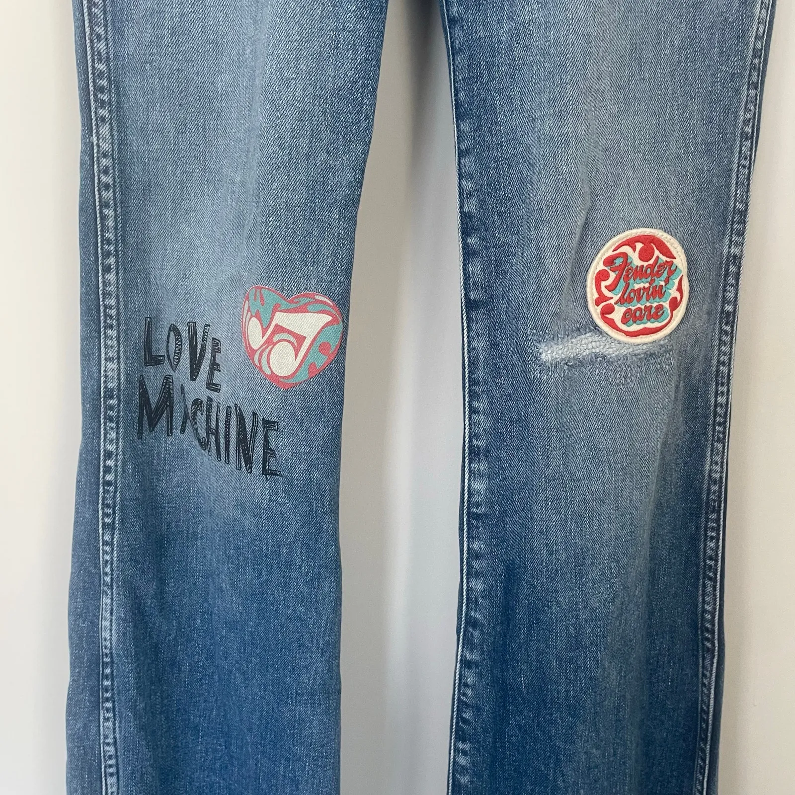 Wrangler x Fender Westward 626 High Rise Bootcut Jeans 26x32 Blue Size 26 - Image 6