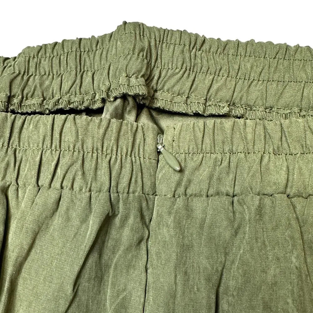 Forever 21 Halter Top Maxi Dress Dress Grunge Green Utility Dress Medium - Image 4