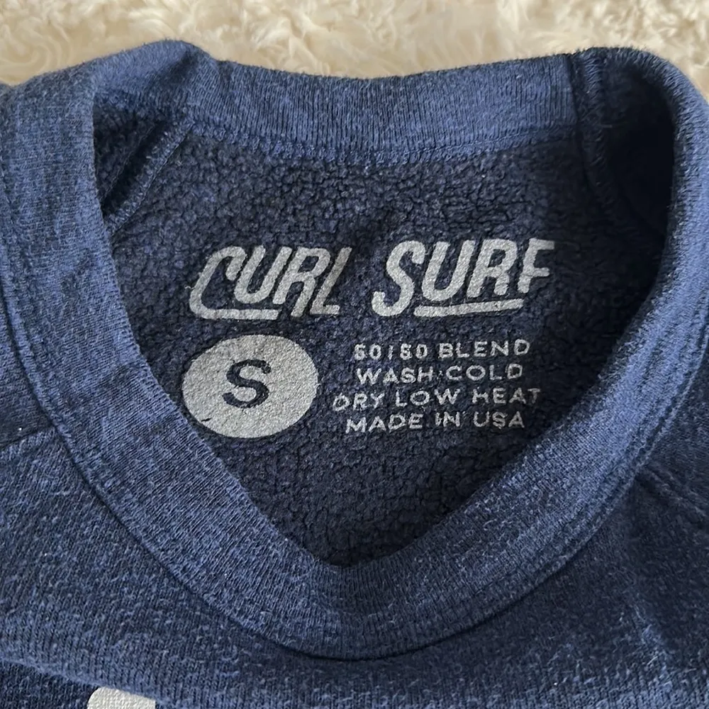 Curl Surf Crewneck Blue - Image 5