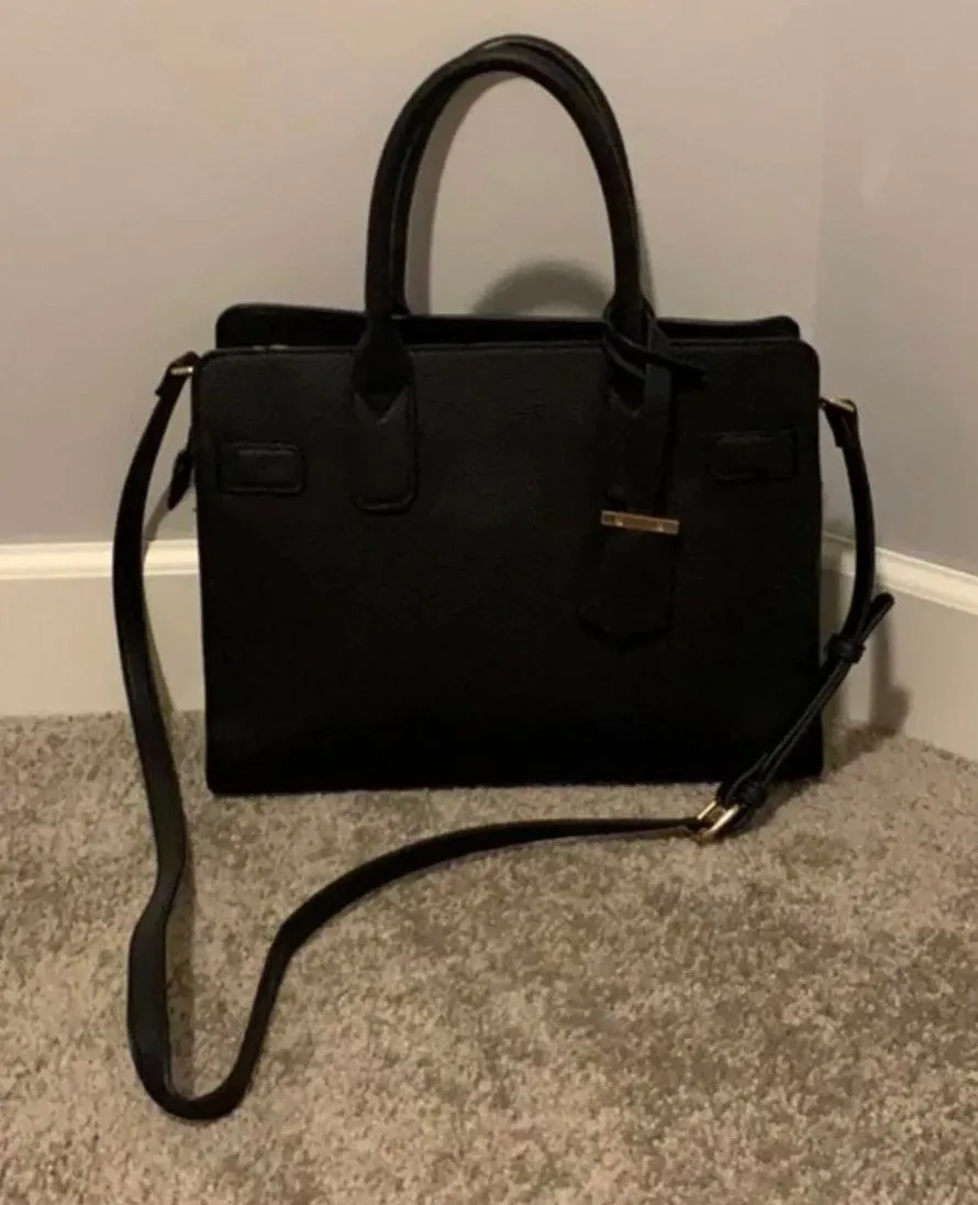 Target Black Faux Leather Purse - Image 2