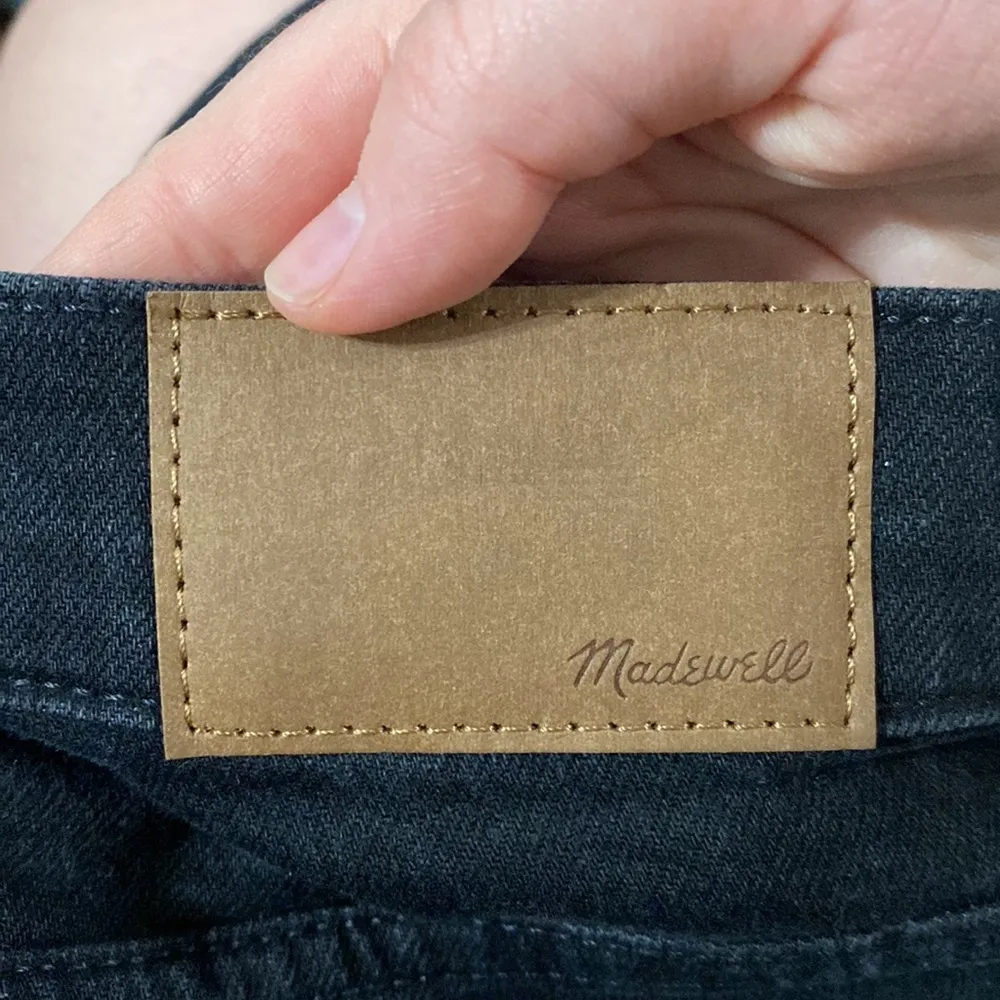 New Madewell The Mid-Rise Perfect Vintage Jeans in clean black wash size 25 - Image 9