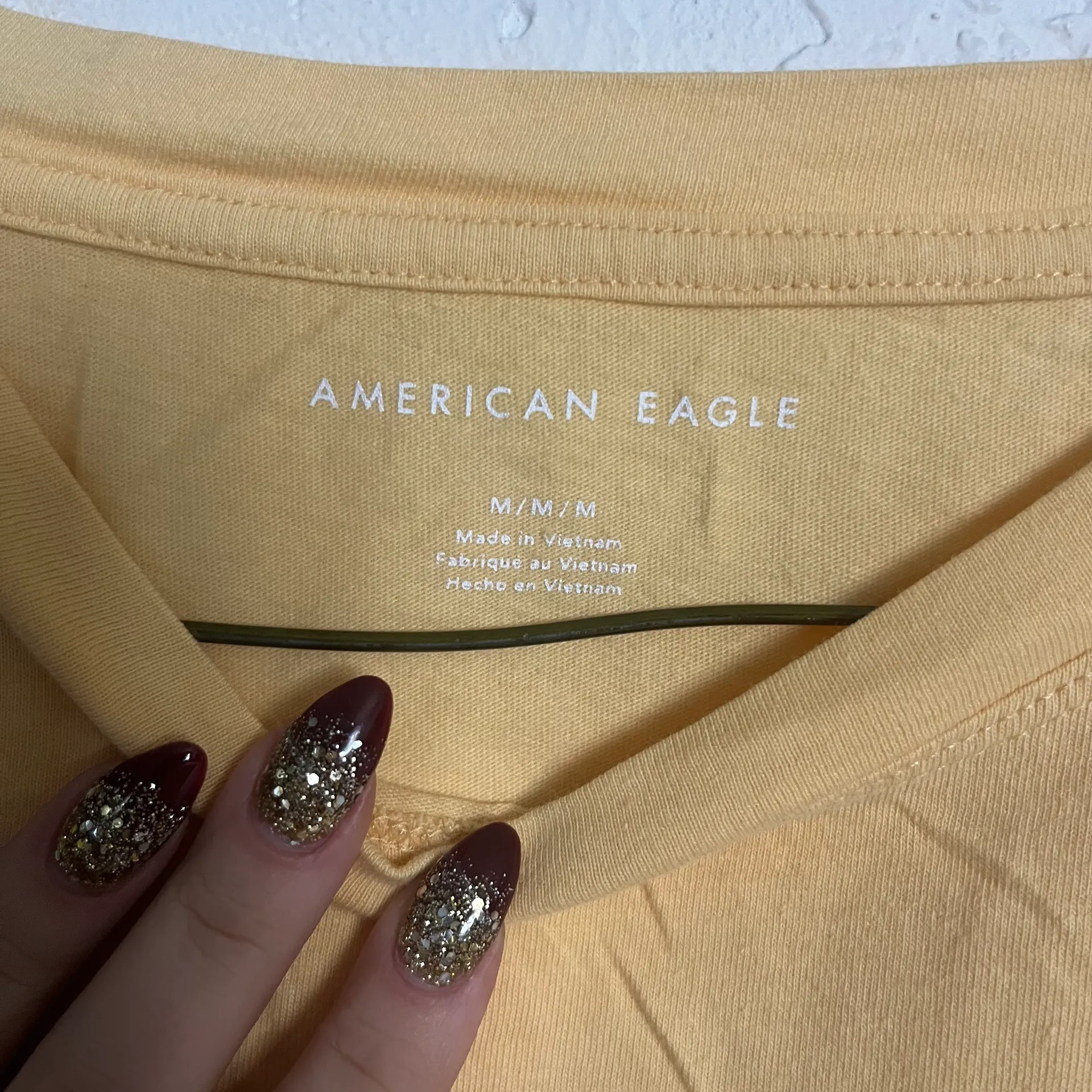 Yellow Cropped Tee - Image 3